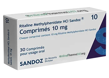 Ritaline Sans Ordonnance Methylphenidate HCI Sandoz 10mg Onlinepharma247.org